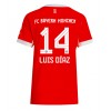 Bayern Munich Luis Diaz #14 Hjemmedrakt Kvinner 2025-26 Kortermet